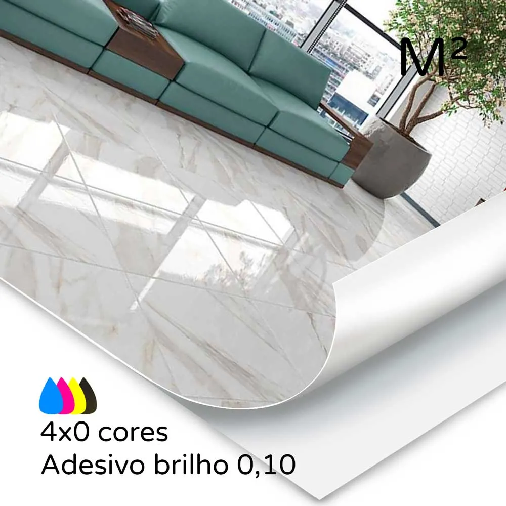 Vinil adesivo brilho de uso geral