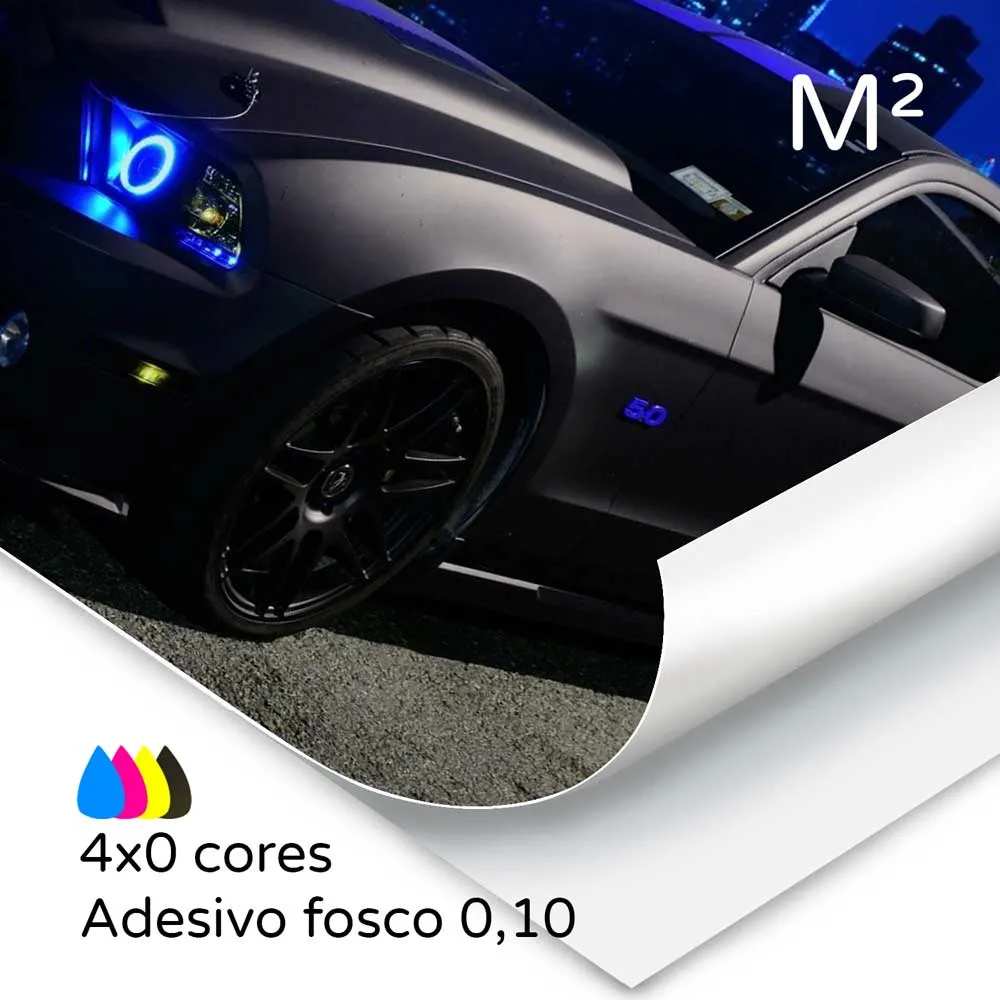 Vinil adesivo fosco de uso geral