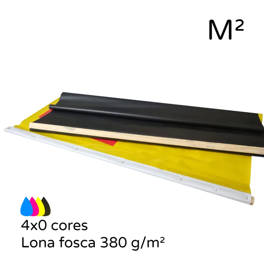 Faixa personalizada impressa em lona