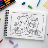 Livro infantil de colorir: Turminha da Fauna Brasileira – Capivara 3
