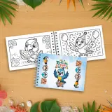 Livro infantil de colorir: Turminha da Fauna Brasileira – Arara azul 1