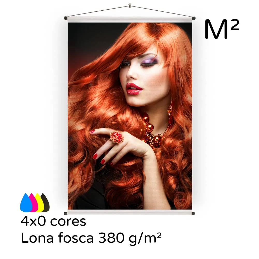 Banner personalizado impresso em lona fosca