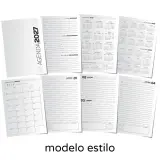 Agenda personalizada 2027 para sua marca com capa dura A5 wire-o 5