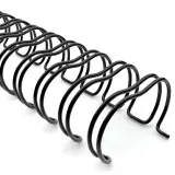 Encadernação com wire-o para folhas A5 4